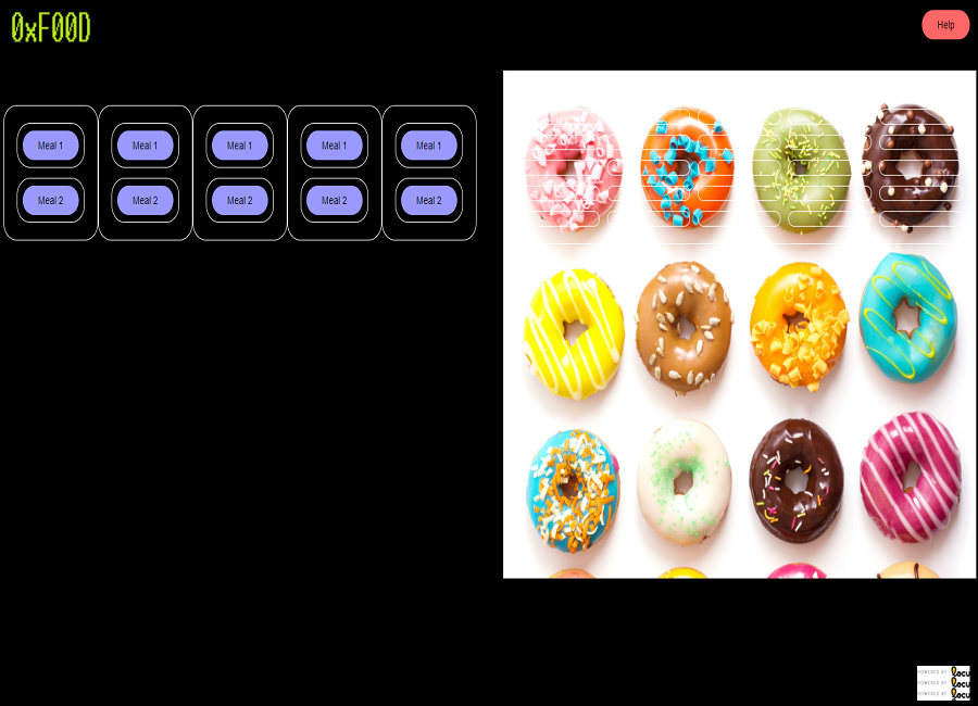 The website has a result page on the right side and the 